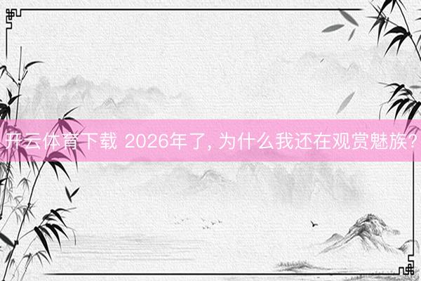 开云体育下载 2026年了， 为什么我还在观赏魅族?